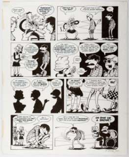 Peter Bagge Neat Stuff #9 Story Page 5 from "Hippy House" Signed and Dated Original Art (Fantagraphics - | Heritage