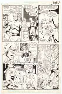 Adam Hughes and Art Nichols Justice League of America #34 Story Page 23 Original Art (DC, 1990).... | Heritage