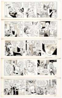 Bob Lubbers Robin Malone Daily Comic Strip Original Art Group of 10 (NEA, 1967).... (Total: 10 Original Art) | Heritage