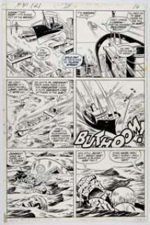 John Buscema and Joe Sinnott Fantastic Four #121 Story Page 12 Original Art (Marvel, 1972).... | Heritage