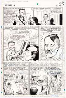  - Dick Ayers and John Tartaglione Sgt. Fury and the Howling Commandos #29 Story Page 19 Original Art (Marvel, 1966)....