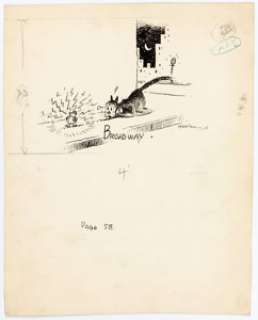 George Herriman archy and mehitabel Page 58 "Broadway" Original Art (Doubleday, 1927).... | Heritage