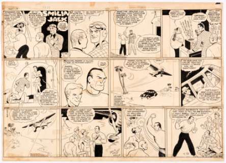 Zack Mosley Smilin’ Jack Sunday Comic Strip Original Art Dated 5-14-39 (News Syndicate Co. Inc., 1939).... | Heritage
