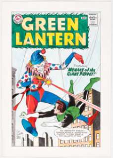 Joe Giella and Stan Goldberg Green Lantern #1 Cover Re-creation Original Art (undated).... | Heritage
