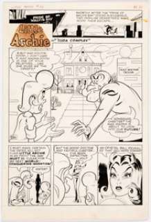 Bob Bolling The Adventures of Little Archie #34 Complete 13-Page "Cuda Complex" Story Original Art (Archie Comics,... (Total: 13 Original Art) | Heritage