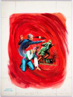 George Wilson (attributed) Grimm’s Ghost Stories #16 Cover Painting Original Art (Gold Key, 1973).... | Heritage