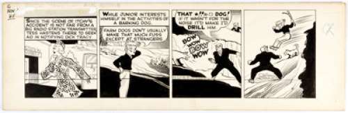 Chester Gould Dick Tracy Daily Comic Strip Original Art dated 11-01-45 (News Syndicate, 1945).... | Heritage