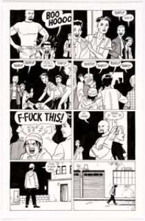 Jaime Hernandez Love and Rockets #15 Story Page 5 Hopey Original Art (Fantagraphics, 2005).... | Heritage