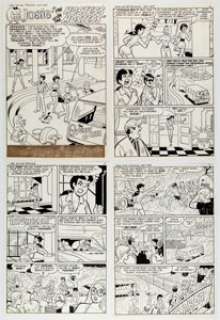 Dan DeCarlo and Rudy Lapick Josie and the Pussycats #57 Complete 12-Page Story "The Hostess With the - | Heritage