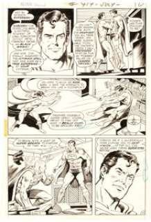 Curt Swan and Murphy Anderson Action Comics #414 Story Page 10 Original Art (DC Comics, 1972). An actor jealous of - | Heritage