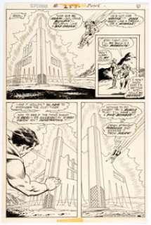 Curt Swan and Murphy Anderson Superman #253 Story Page 6 Original Art (DC,1972). The Man of Steel investigates a - | Heritage