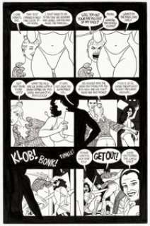 Jaime Hernandez | Love and Rockets V2#8 Story Page 2 Frogmouth Original Art (Fantagraphics, 2003). | Heritage