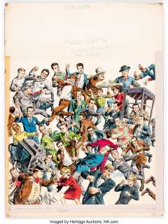 John Severin POW! Magazine #1 Cover Original Art (Humor-Vision, 1966). This fantastic large-scale acrylic gem - | Heritage