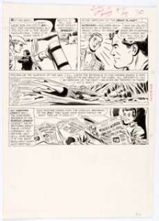 Mike Sekowsky and Bernard Sachs Justice League of America #13 Story Page 26 Original Art (DC, 1962). ... | Heritage