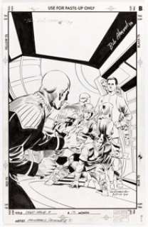 Tom Grindberg and Bob Almond Deep Space Nine #12 Cover Original Art (Marvel, 1998). Featuring Commander Sisko, - | Heritage