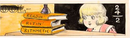 Richard F. Outcault Buster Brown Partial Sunday Comic Strip Original Art (c. 1910s). This charming piece is a - | Heritage