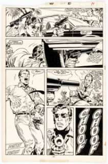 Shea Anton Pensa and Gerry Talaoc The Punisher #20 Story Page 10 Original Art (Marvel, 1989). The Punisher is in -