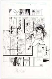 Louis Small Jr. and Mark Morales Vampirella/Shi #1 Story Page 24 Original Art (Harris Comics, 1997)....
