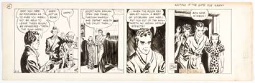 Milton Caniff | Terry and the Pirates Daily Comic Strip Original Art dated 4-6-39 (Chicago Tribune, 1939). | Heritage