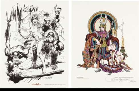 Neal Adams | National Cartoonists Society Portfolio of Fine Comic Art Limited Hardcover Edition Artist’s Proof #1/12, Superman Sketch Original Art, Artist’s signed Releases, and Lawsuit Paperwork Group of 27 (Collector’s Press, 1977-1982). | Heritage