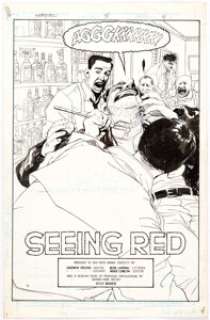 Kyle Baker | The Shadow #8 Title Page 4 Original Art (DC, 1988). | Heritage