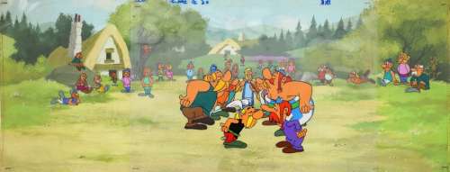 Uderzo Studios | Astérix, cello à l’encre de Chine et à la… | AZ auction