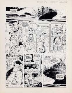 Parras | Les Inoxydables, planche n°1 à l’encre de Chine… | AZ auction