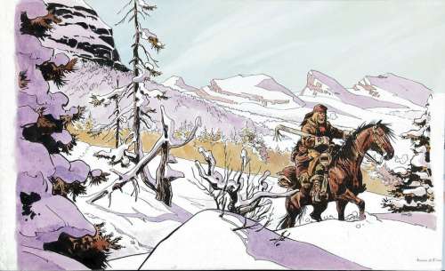 Derib 1 | BUDDY LONGWAY. Illustration Ã  l"encre de Chine et encres de couleurs | Coutau Bégarie