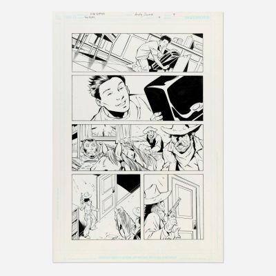 Lot 176 - Mike Norton, The All-New Atom #7 Story Page 9 Original Art (DC Comics, 2007) | Landry Pop Auctions