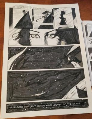 MIKE HOFFMAN original published art, TIGRESS #1 pg #3, Budd Root of Cavewoman | eBay US