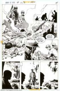 Russ Heath - Original Art for Our Army at War #256, page 11 (DC, 1973). The ravages of war are evident to Sgt. - | Heritage