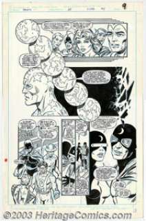 Todd McFarlane and Tony de Zuniga - Original Art for Infinity, Inc. #25, page 9 and #37, page 5 (DC, 1980s). Two - | Heritage