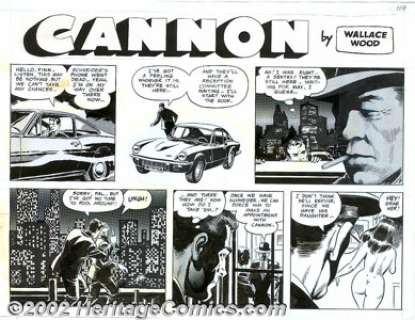 Wally Wood - Original Art for Cannon (1973). Action and gratuitous nudity are hallmarks of Wally Wood’s well-loved - | Heritage