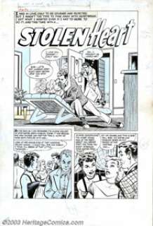 Bob Powell - Original Art for True Love Problems and Advice Illustrated #38, Complete 5-page Story, "Stolen - | Heritage