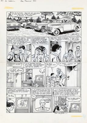 Denayer | Lot 105 - Les Casseurs, planche n°25 à l’encre de Chine… | AZ auction