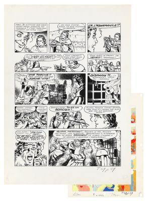 Craenhals | Lot 101 - Chevalier Ardent, planche n°4 à l’encre de… | AZ auction