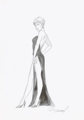 Renaud | Jessica Blandy, illustration à la mine de plomb… | AZ auction