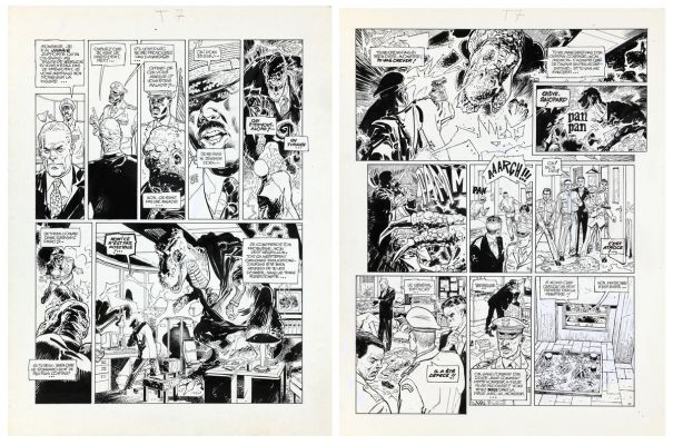 Parras | Le Lièvre de Mars, planches n°21 et 22 à… | AZ auction