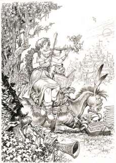 Aouamri. Illustration originale | BDEnchères