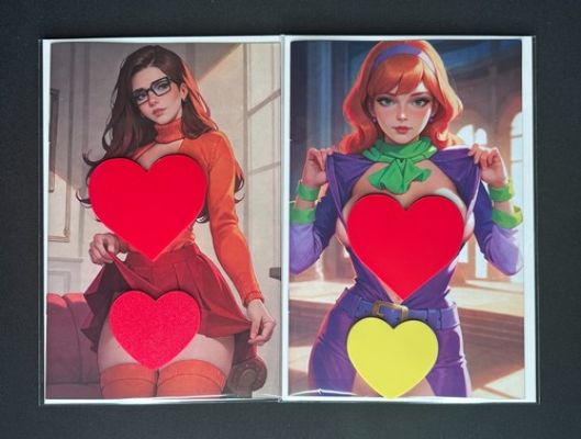 Keys Comics #2 Thelma & Daphne Virgin Variant Cover Naughty NM LTD 100 Set of 2 | eBay US (Buy It Now)