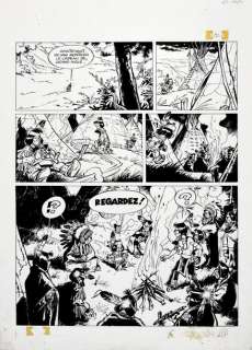 Derib, Claude de Ribeaupierre,... | YAKARI. Tome 1. LE GRAND AIGLE. Planche 39 pour la... | Coutau Bégarie