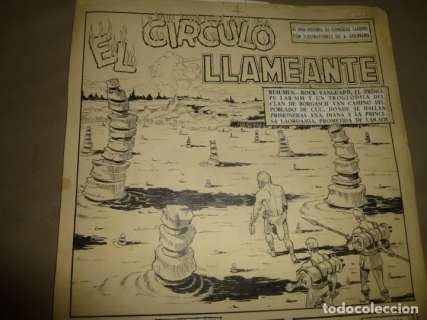 13 paginas originales de rock vanguard, autor antonio guerrero, el nº 3 el circulo llameante