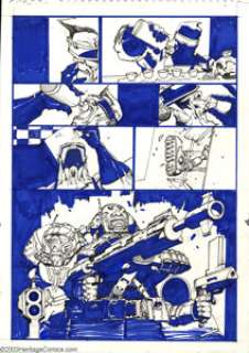 Simon Bisley - Original Art for Simon Coldwater (Heavy Metal, circa 1999). This page of artwork by "The - | Heritage