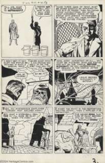 Jack Kirby and George Klein - Original Art for Journey into Mystery # 73, page 3 (Marvel, 1961). The art is in - | Heritage
