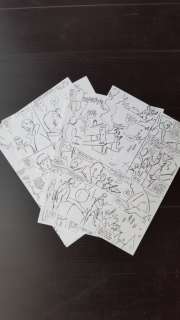 Matena, Dick | 4 Original sketch pages  - Alias Ego 2  - De Valse Goden  - (1993) | Catawiki