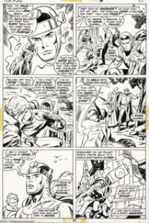 John Buscema and Vince Colletta - Thor #206, page 22 Original Art (Marvel, 1972). Balder, Karnilla, the Warriors -