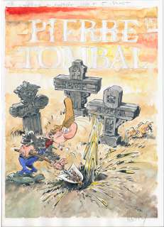 Marc Hardy - Â«Â Projet de couverture Pierre Tombal T. 15Â Â»