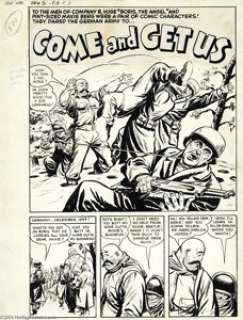 Jack Sparling - True War Experiences #3 Complete 6-page Story "Come and Get Us" Original Art (Harvey, - | Heritage