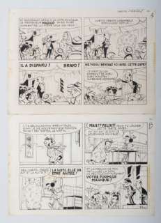 Attanasio, Dino (1925- 95 Ans) | Planche Originale Modeste et Pompon par Dino Attanasio. Cette planche reprend les 3 personnages prin… | Stanley’s Auction