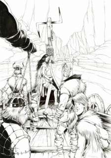 Emmanuel Michalak | Aslak, La demeure des Occis, couverture originale Ã  l’encre de chine pour le tirage de luxe de cet a… | Septimus